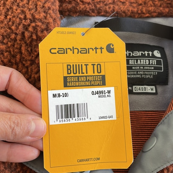 NWT Carhartt women’s fleece pullover - Picture 5 of 10